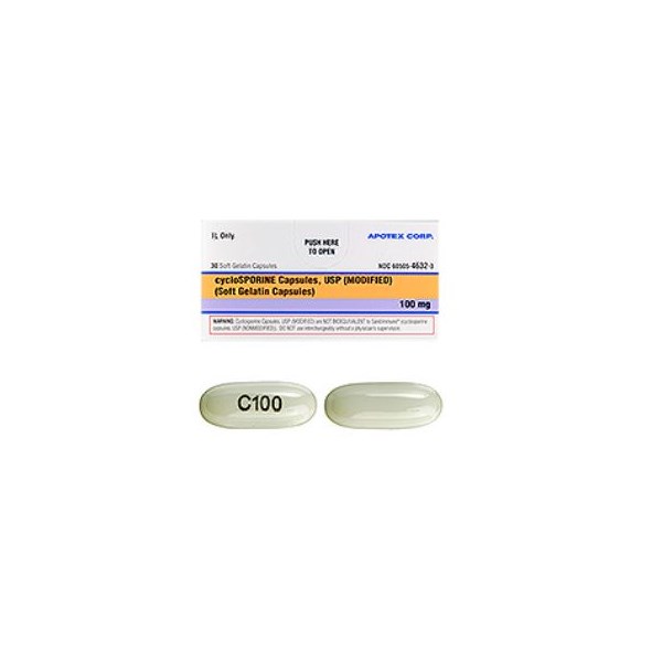 Cyclosporine Cap Modified 100mg 30ct