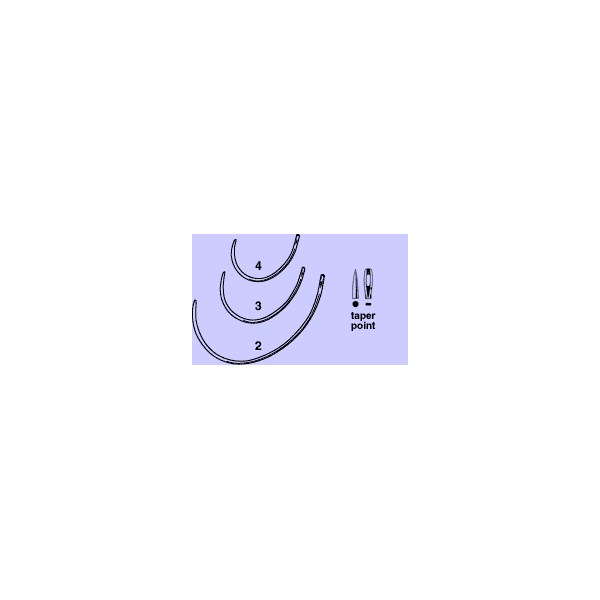 Suture Needle #1816-4   Cruciate J Curved Taper Point
