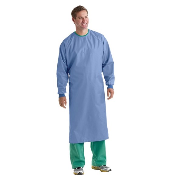 Surgical Gown Blockade Large 1 Ply Blue