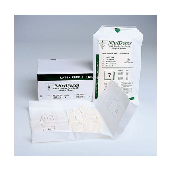 Nitriderm Nitrile Surgical Glove Size 9  25/bx