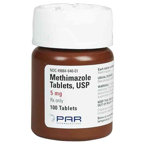 Methimazole Tabs 5mg 100ct
