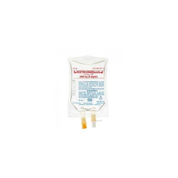 Metronidazole Injection 500mg 100ml  24pk Full Pack Only