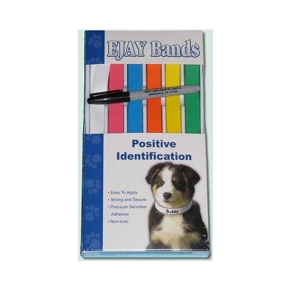 ID Bands Mixed Colors Ejay 20&quot; 500ct