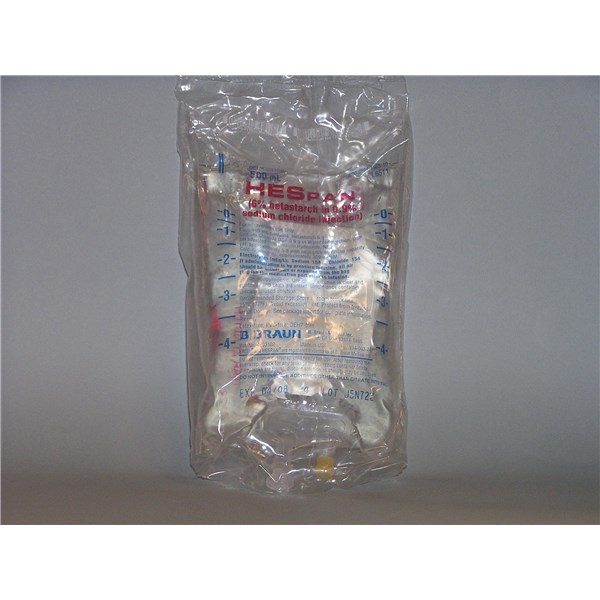 Hespan 6.0% 500ml Bag