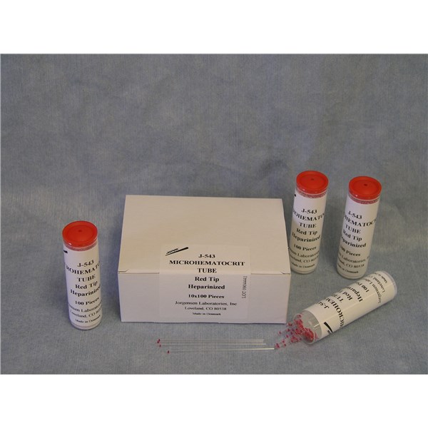 Micro-Hematocrit Heparin/Calcium Green Top Tubes