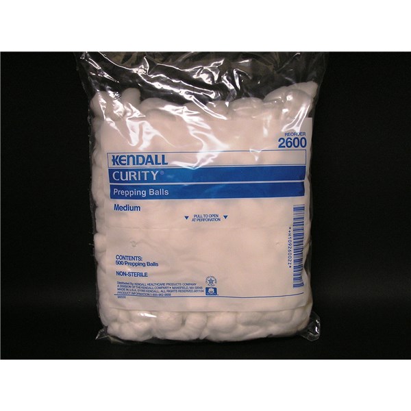 Cotton Ball Medium  4000ct  (8 bags/case  500/bag)