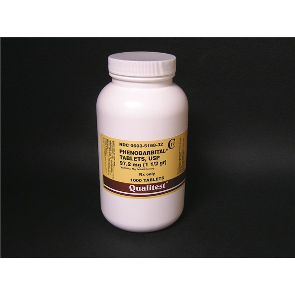 Phenobarbital Tabs 1-1/2Gr 1000ct