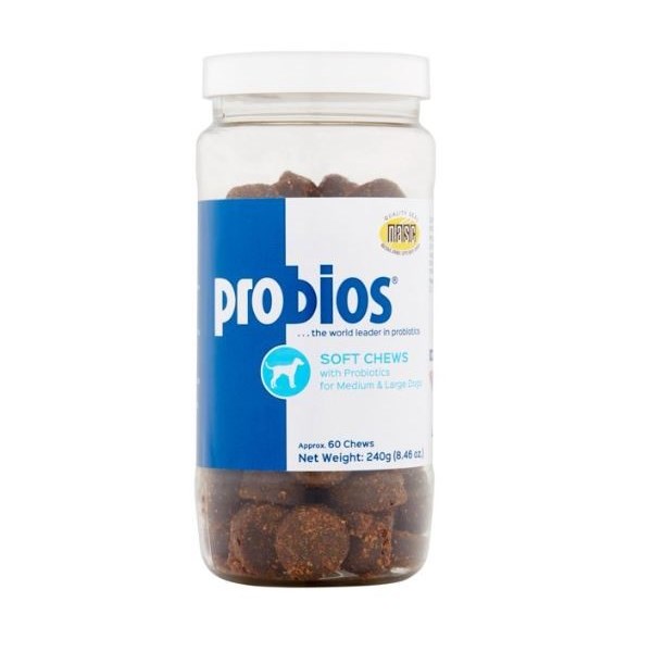 Probios Dog Soft Chew with Prebiotics For Small Dogs 240gm Approx 60 chews
