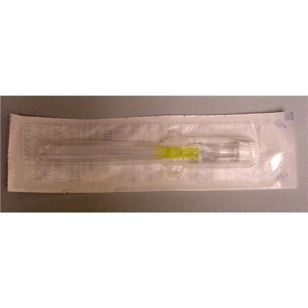 IV Catheter 24g x 3/4&quot; Polypropylene