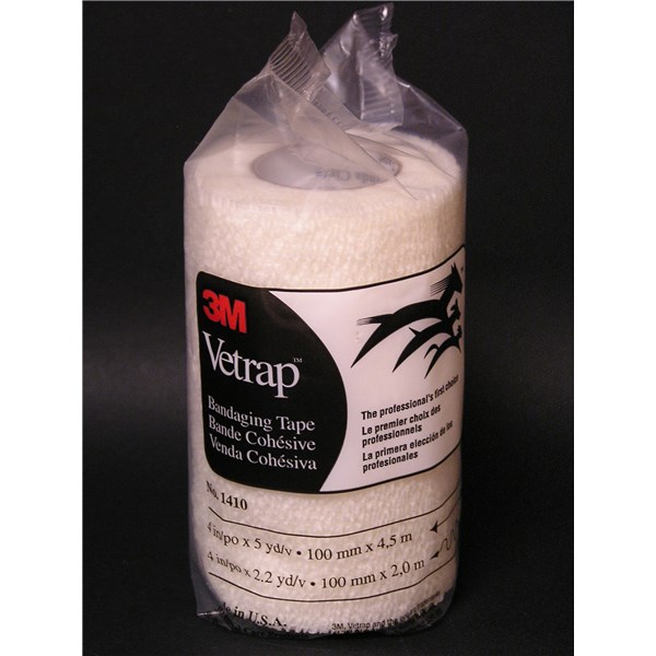 Vetrap Bandaging Tape 4&quot; White 18ct