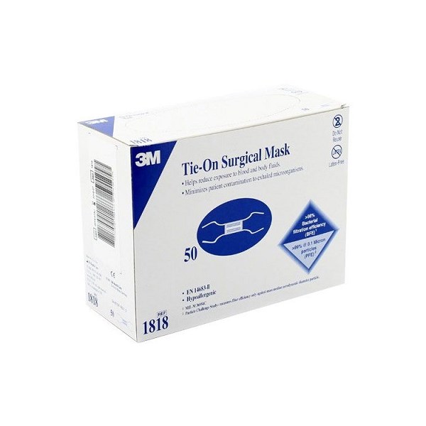 Surgical Mask Tie On  50/bx