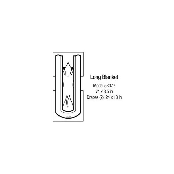 Bair Hugger Blanket Long Tube Shape 74&quot; X 8.5&quot;