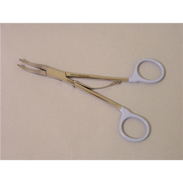 Hemoclip Applier Medium 8&quot; Curved