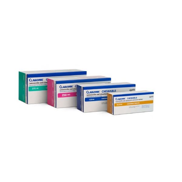 Clavamox Chew Tab 375mg 100ct