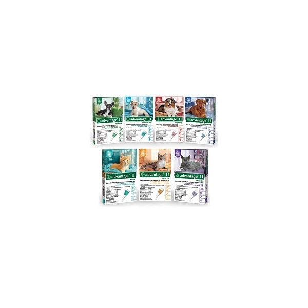 Advantage II Dog Red 20-55Lb 6Pk &lt;B&gt;$328.38&lt;B/&gt;