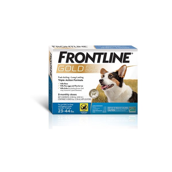 Frontline Gold Medium 23-44Lbs Blue 6 X 3 Dose