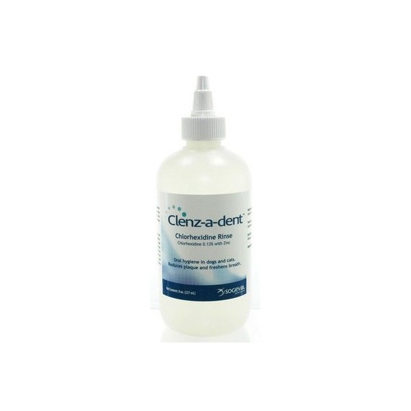 Clenz-A-Dent Chlorhexidine Rinse 8oz