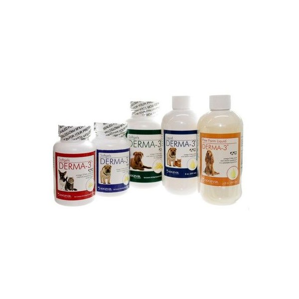 Derma-3 Softgel Caps Medium Dog 31-60lbs 60ct