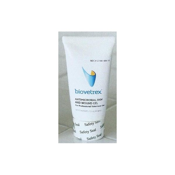 Biovetrex Antimicrobial Skin And Wound Gel 1.5oz Tube