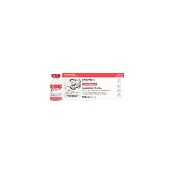Nobivac 3 Rabies 5 x 10ds