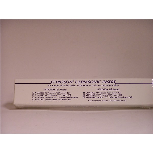 Vetroson Dental Insert #3 Flat