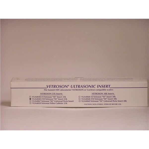 Vetroson Dental Insert #10 25K Old Style