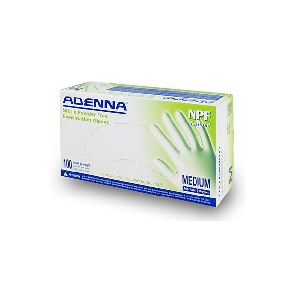 Exam Gloves Nitrile Powder Free Medium (Blue) 100/bx