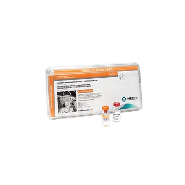 Nobivac Canine 3 Dap 25 x 1ds
