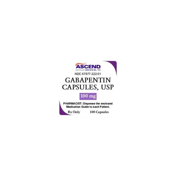 Gabapentin Caps 100mg 100ct