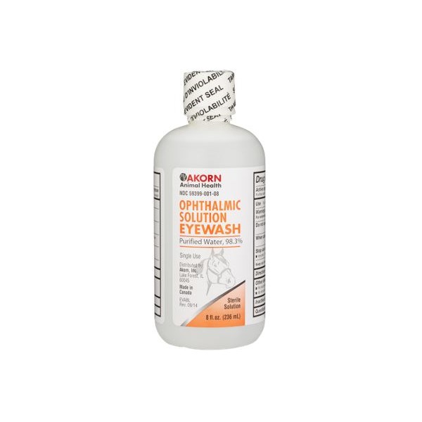 Eye Irrigation Solution with Boric Acid 8oz Akorn