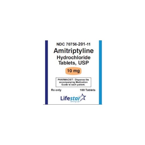 Amitriptyline Tabs 10mg 100ct