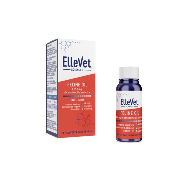 Ellevet CBD Mobility Oil Feline 50mg/ml 15ml