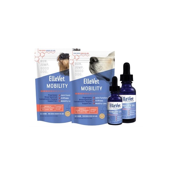 Ellevet Chews Over 50lb 15mg 62ct Peanut Butter Flavor