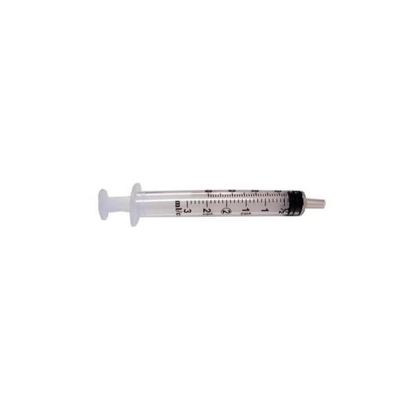 Exel Syringe 3cc Luer Slip    100/bx