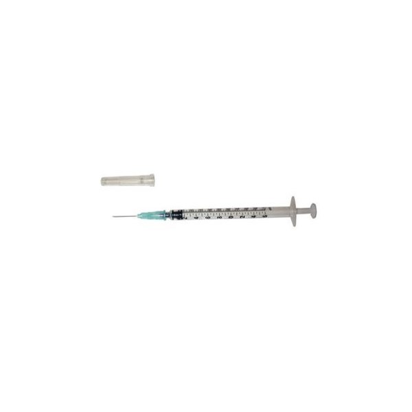 Exel TB (1cc) Syringe with 25g x 5/8 Luer Slip Low Dead Space 100/bx