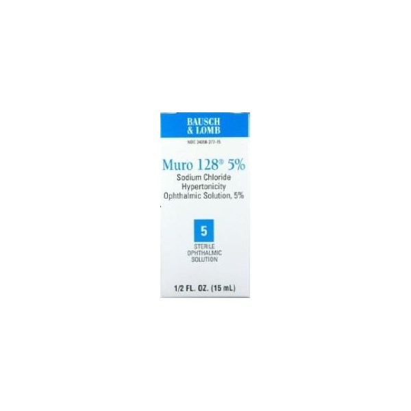 Muro-128 (Sodium Chloride) 5% Ophthalmic Solution 15ml