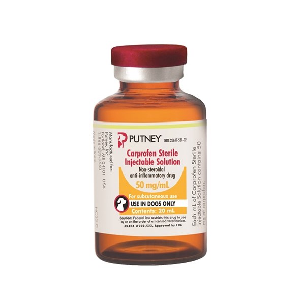 Carprofen Injection 50mg/ml 20ml