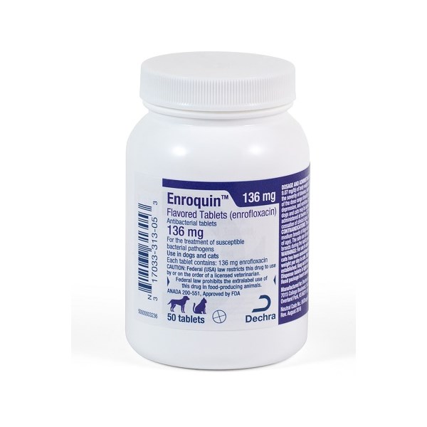 Enroquin Flavortabs 136mg 50ct