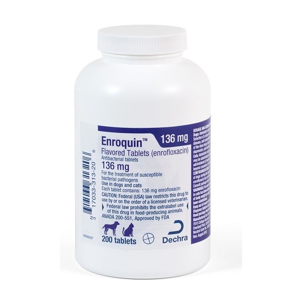 Enroquin Flavortabs 136mg 200ct