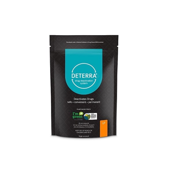 Deterra LP Large Pouch (Deactivates 90 Pills or 12oz Liquid or 12 Patches)
