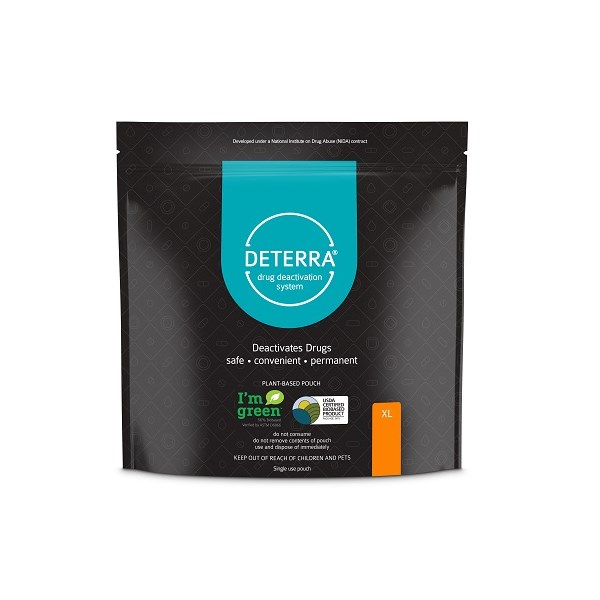 Deterra XL Pouch  (Deactivates 450 Pills or 60oz Liquid or 60 Patches)