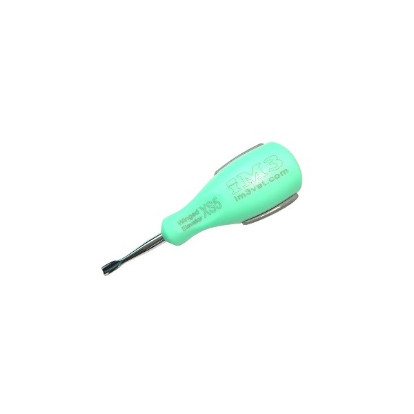 iM3 Ergo Winged Elevator 5mm X Small Green Handle/Grey Grip Wesx05