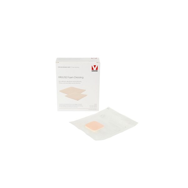 Kruuse Foam Dressing Sterile 2&quot; x 2&quot;  10/pk