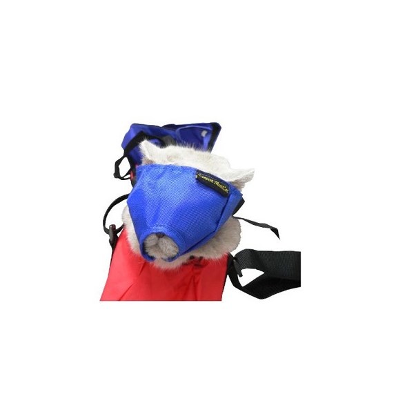 Buster Nylon Muzzle Cat Medium Blue 279463