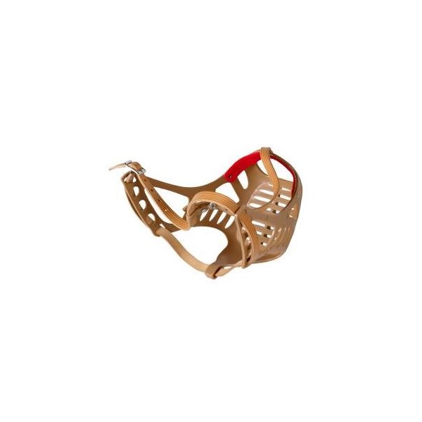 Buster Plastic Muzzle Boxer Size 5 Tan   272312