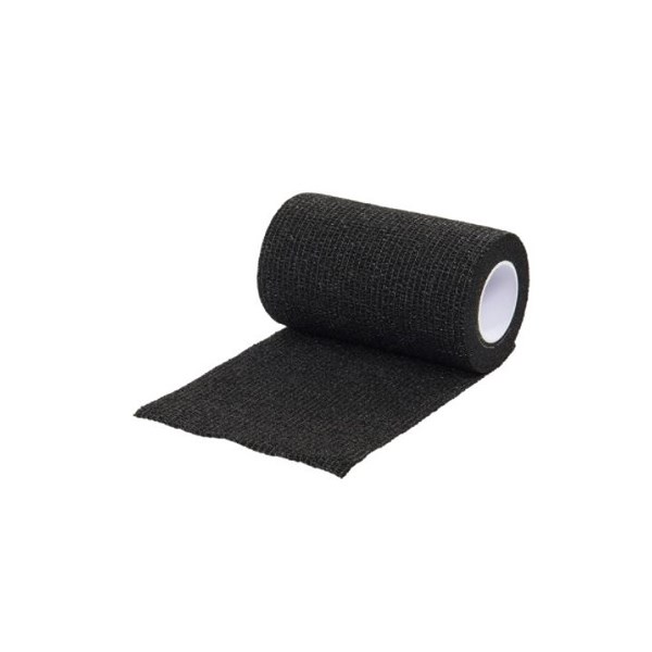 Vet Flex 4&quot; Black 10 rolls/bx