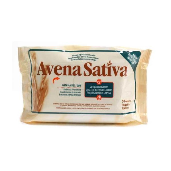 Avena Sativa Cleansing Wipes 50ct