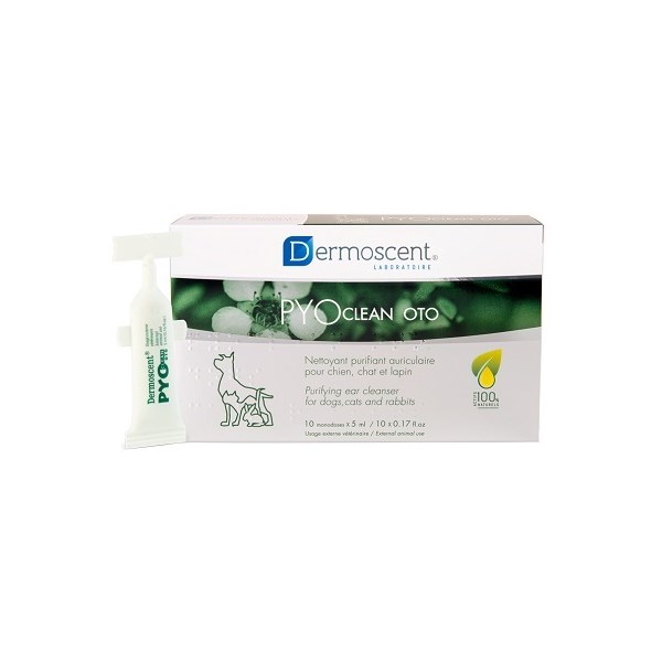 Dermoscent Pyoclean Otic 10 pipettes x 5ml (for Dogs, Cats, and Rabbits)