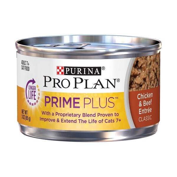 Purina Pro Plan Cat Primeplus 7+ Chicken And Beef 3oz