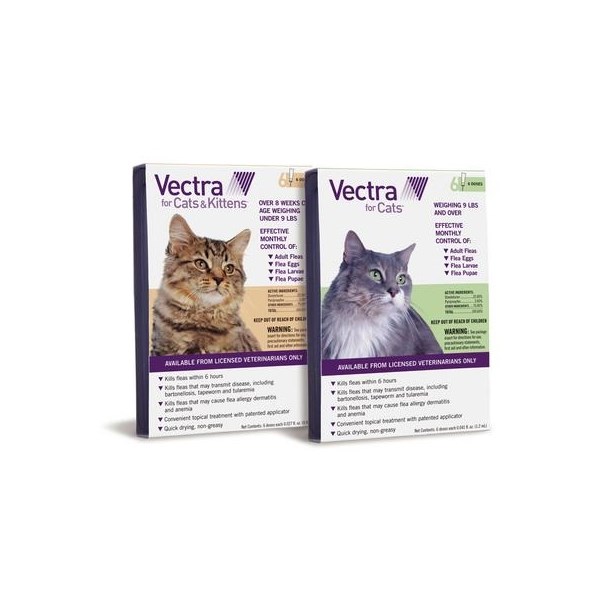 Vectra Cat 9lbs And Over 3Pk